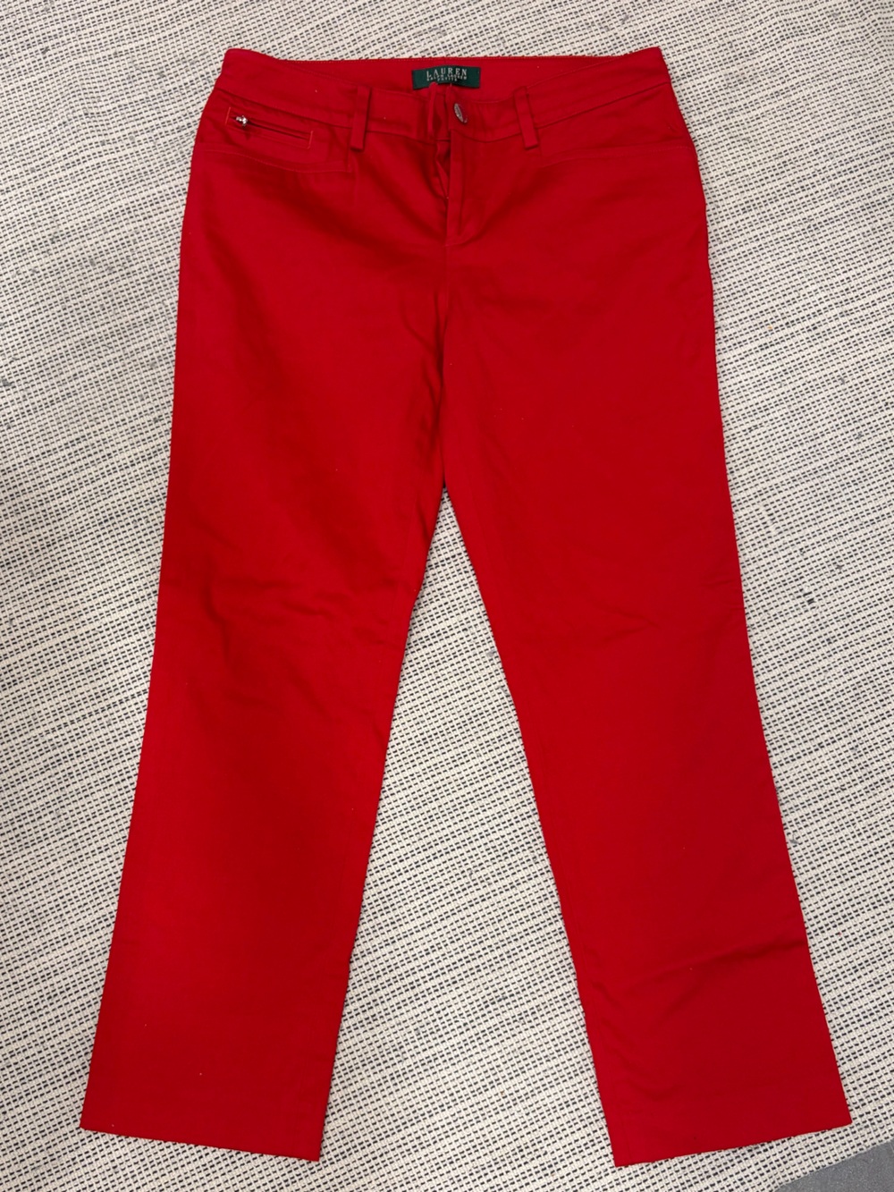 Lauren Ralph Lauren Red Capri Pants